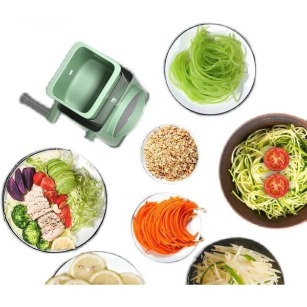 4 In 1 Manual Vegetable Cutter Multifunction