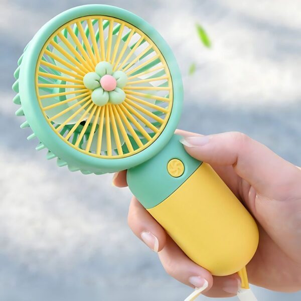 Mini Portable Fan, Usb Rechargeable Handheld Fan