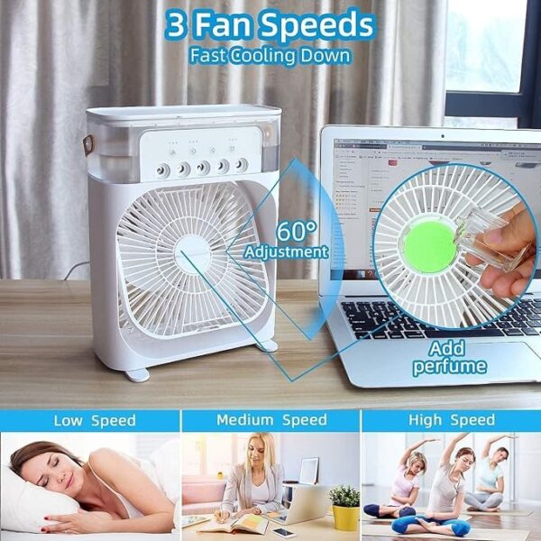 Multi-Functional Portable Air Cooling Fan (Large Size)
